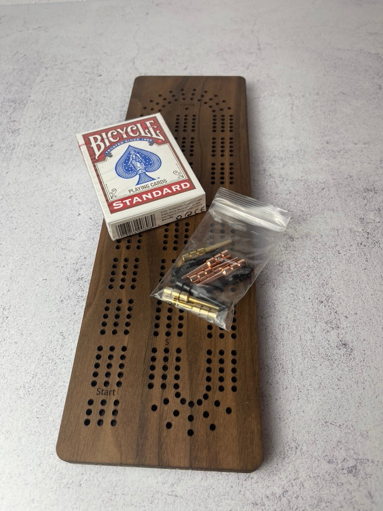 Folding Travel Cribbage Board