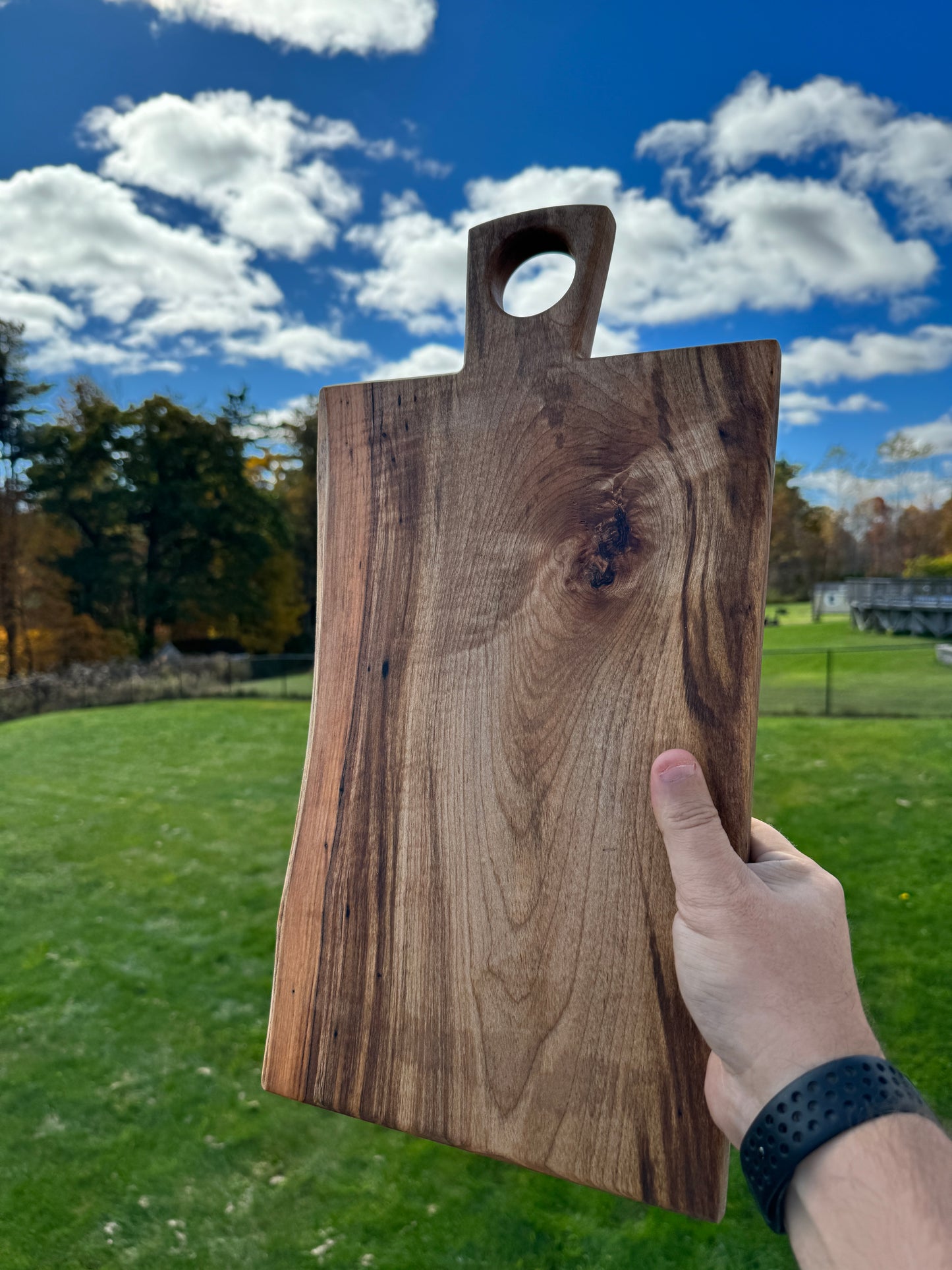 Silver maple charcuterie board