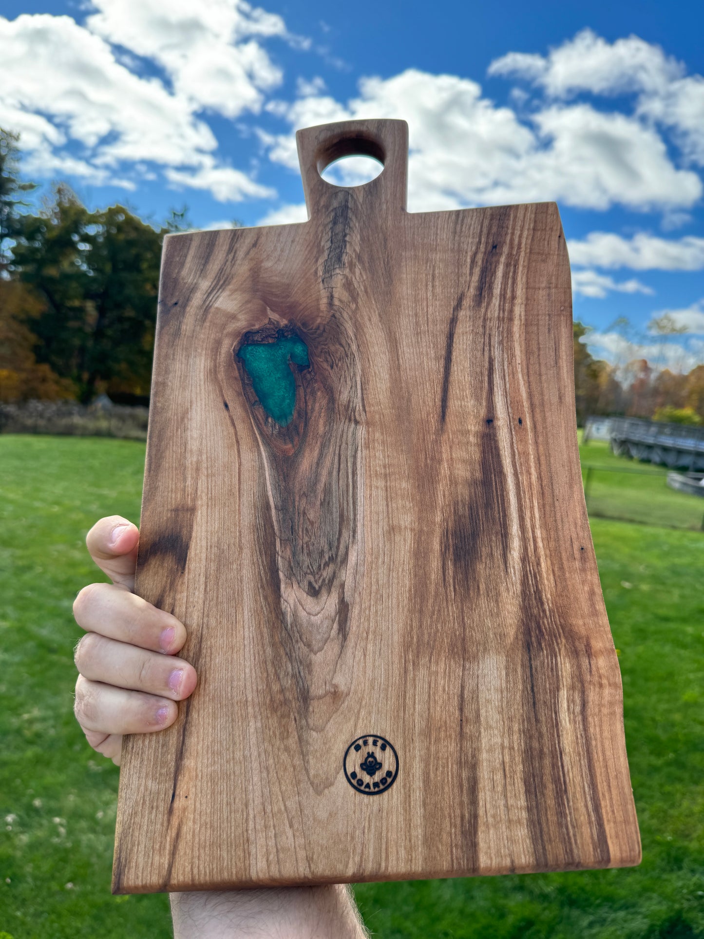 Silver maple charcuterie board