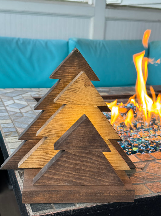 Medium Christmas Tree - silhouette