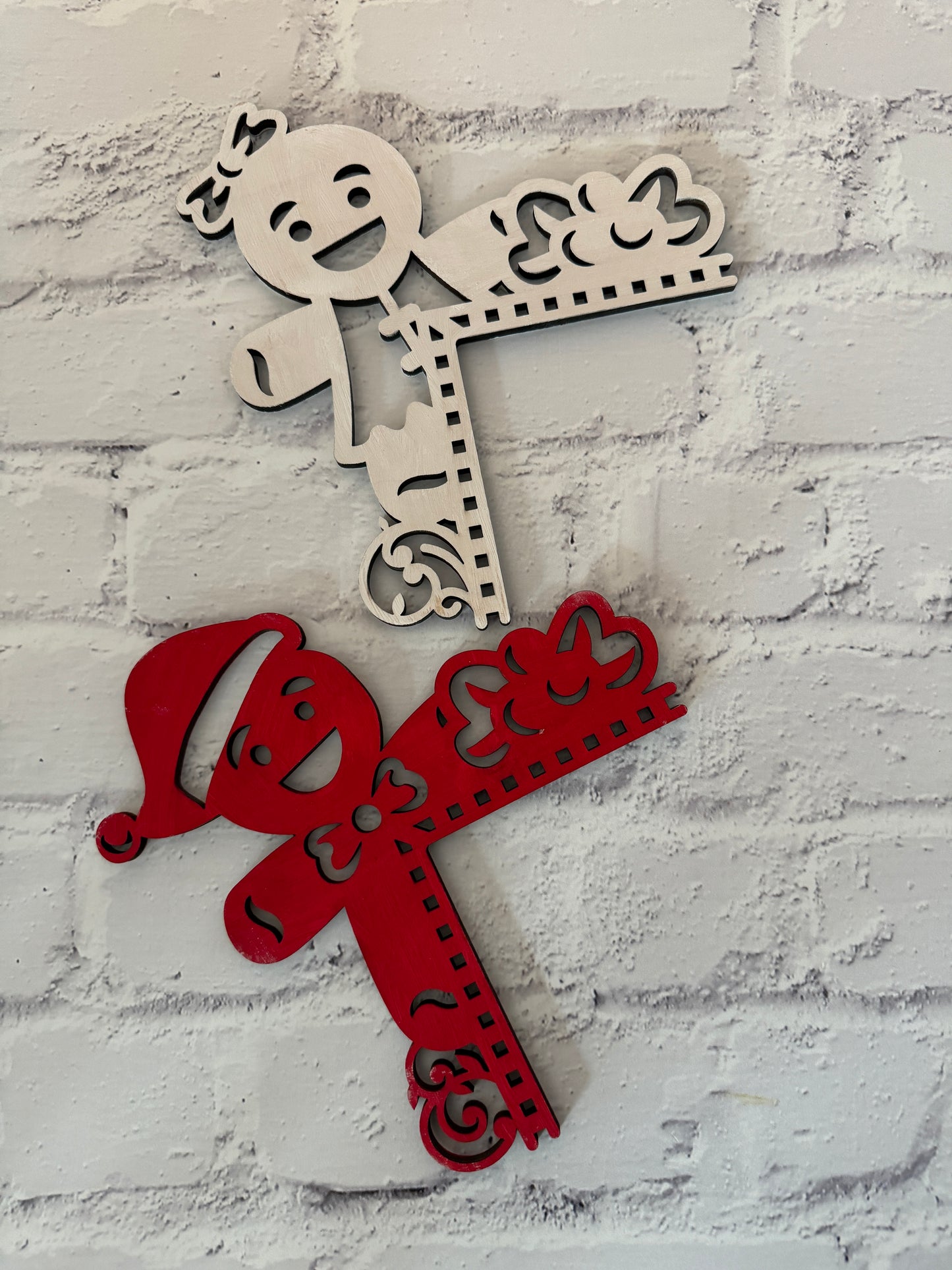 Christmas door frame accents