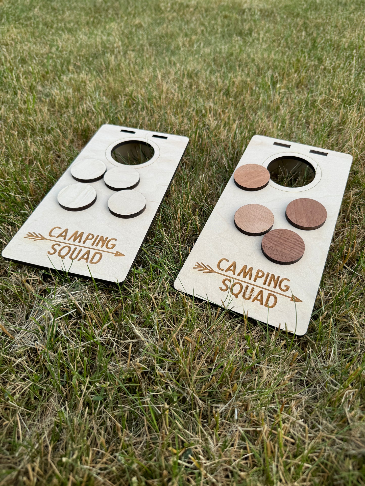 Table Top Cornhole - Camping Squad