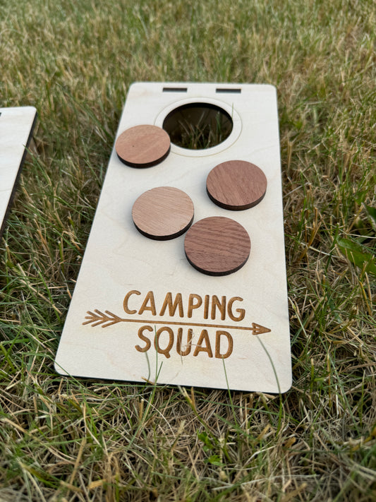 Table Top Cornhole - Camping Squad