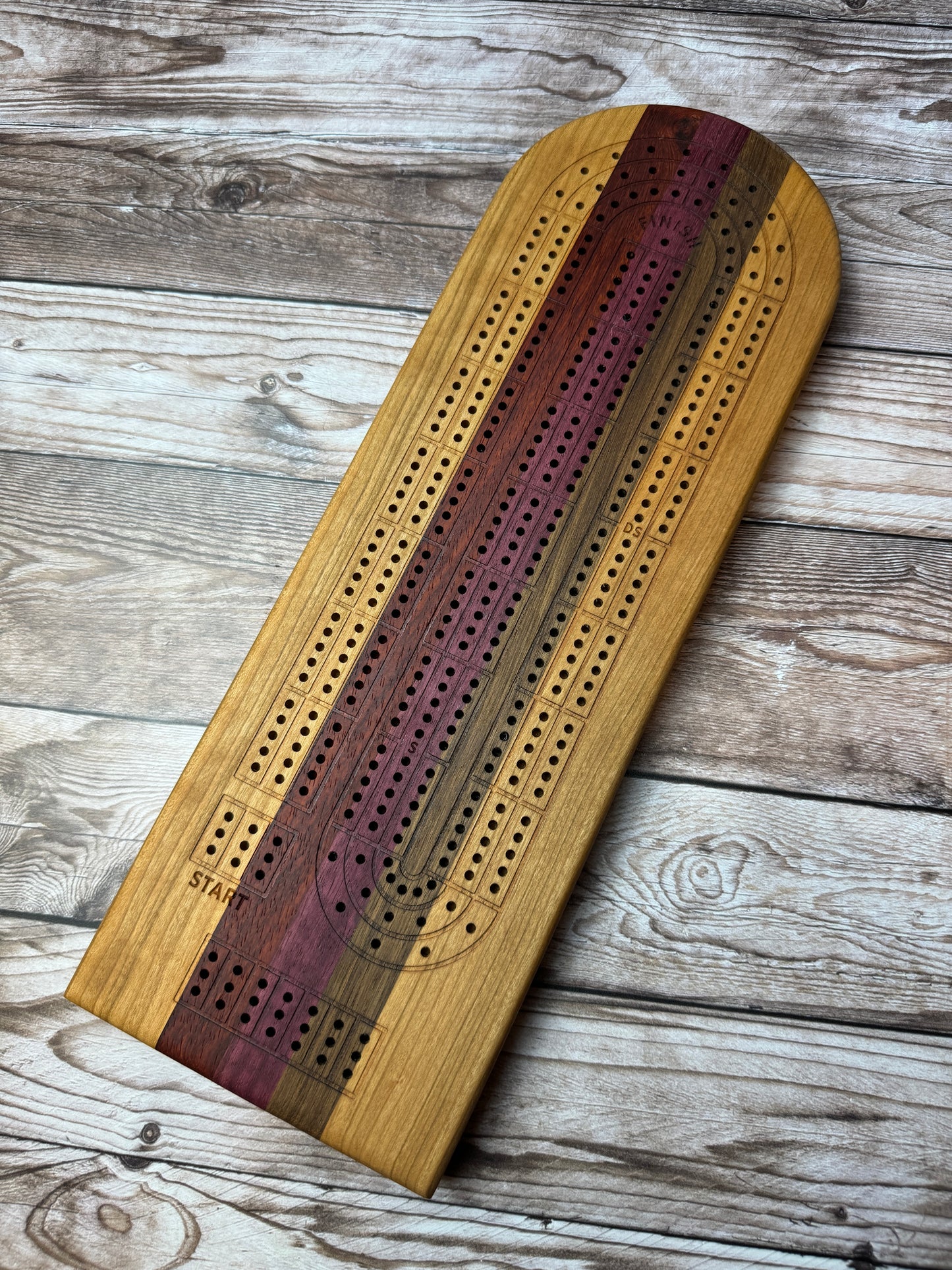 Medium Cribbage Board 6