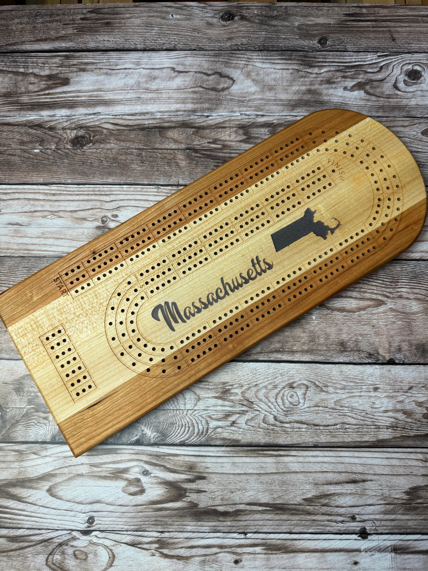 Large Cribbage Board #3