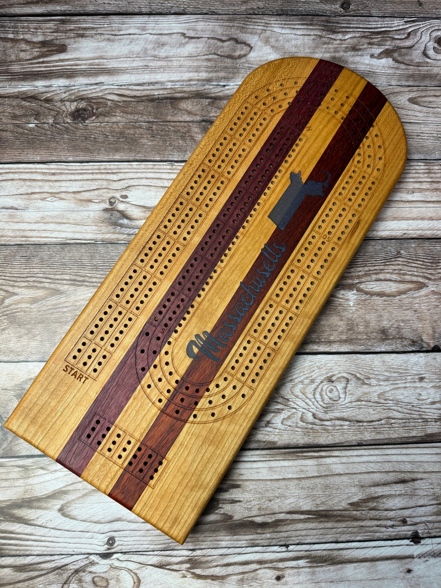 Large Cribbage Board #6
