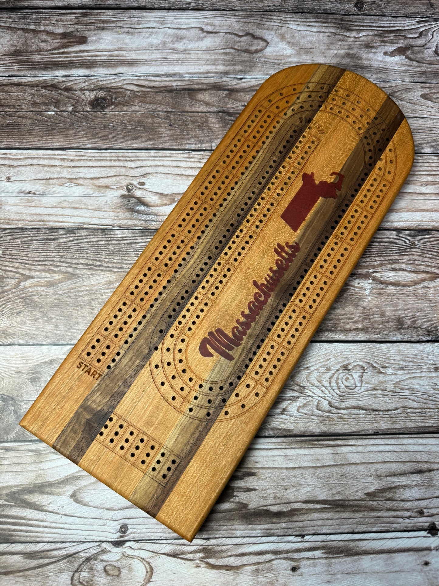 Large Cribbage Board #8