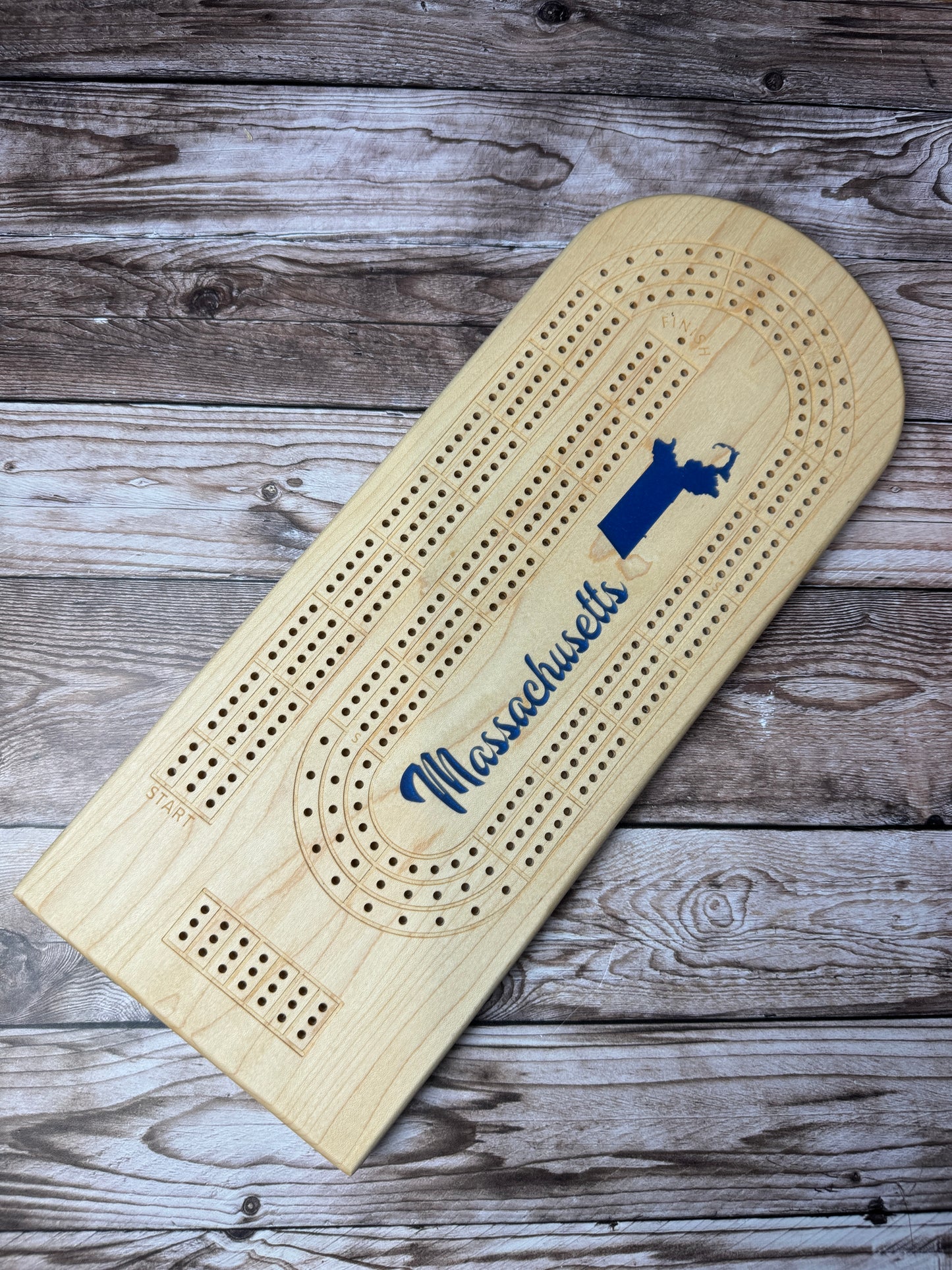 Large Cribbage Board #13