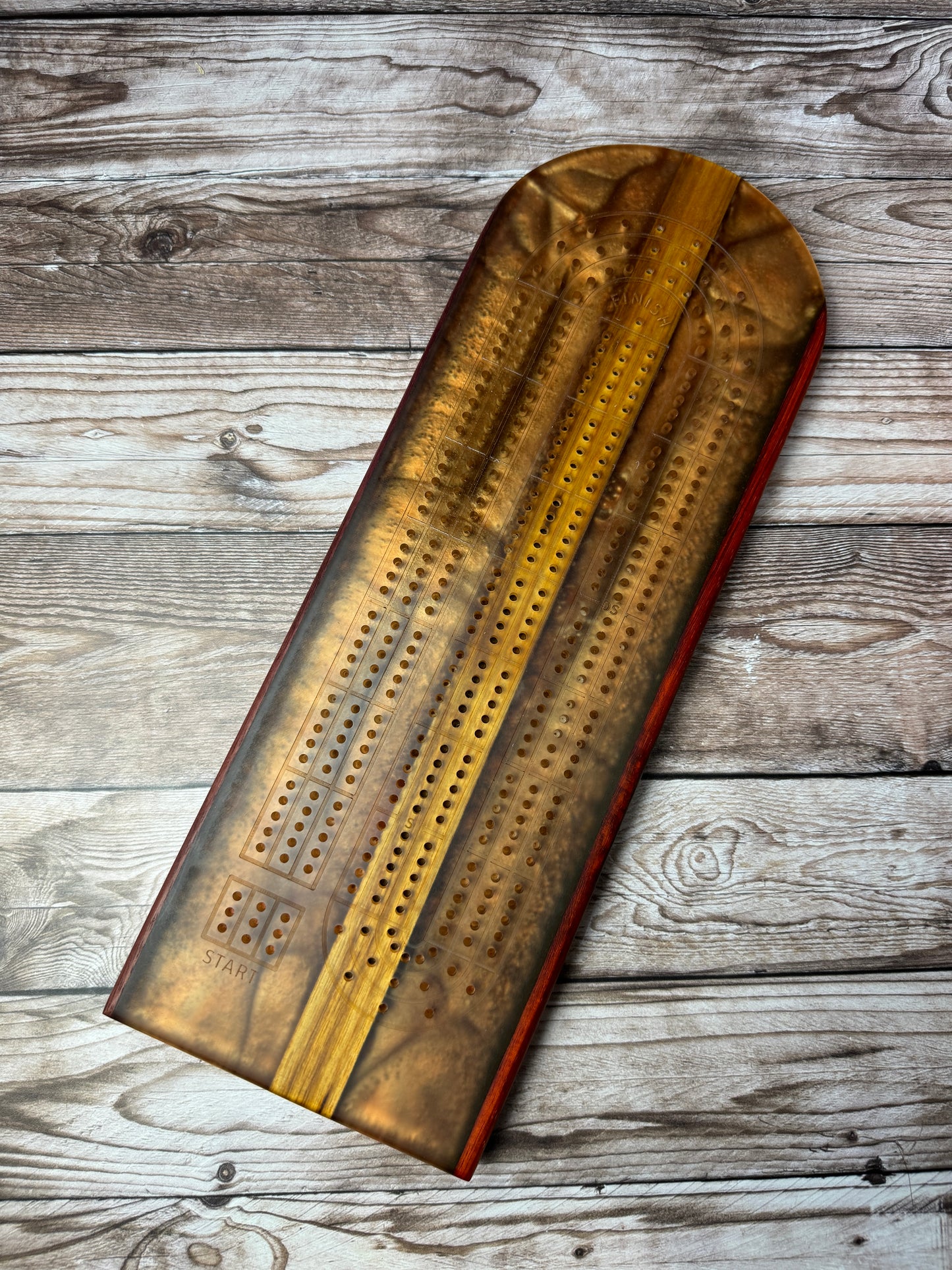 Large Cribbage Board #15