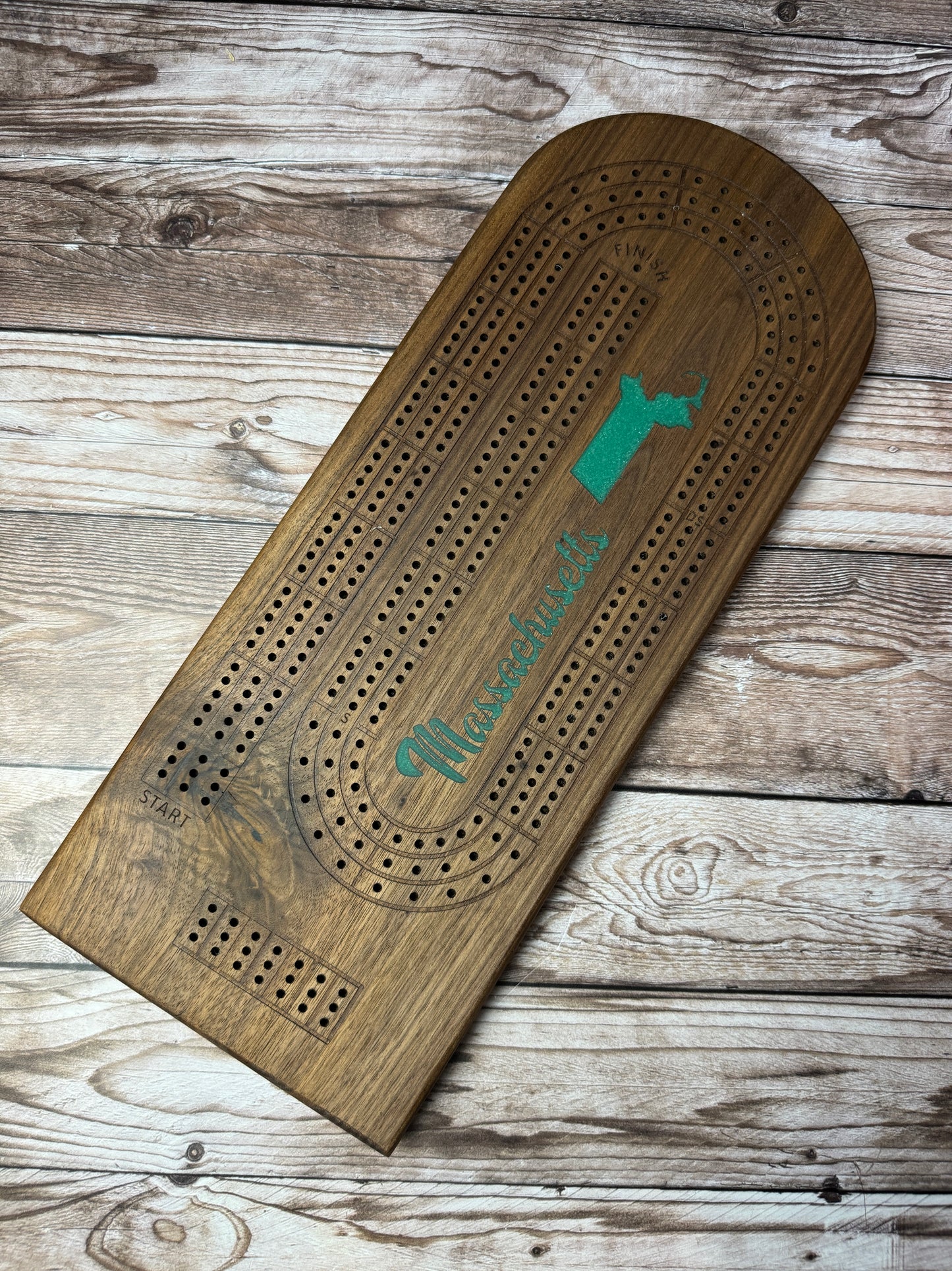 Large Cribbage Board #16