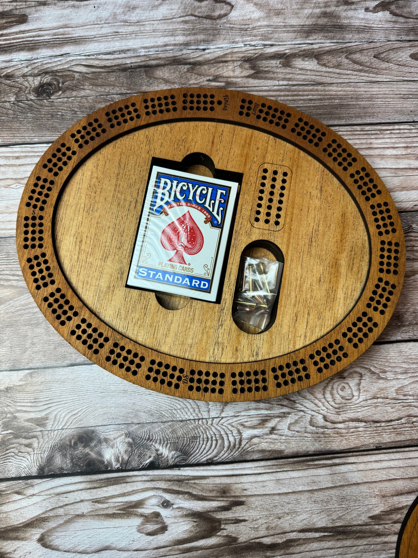 Oval Cribbage Board