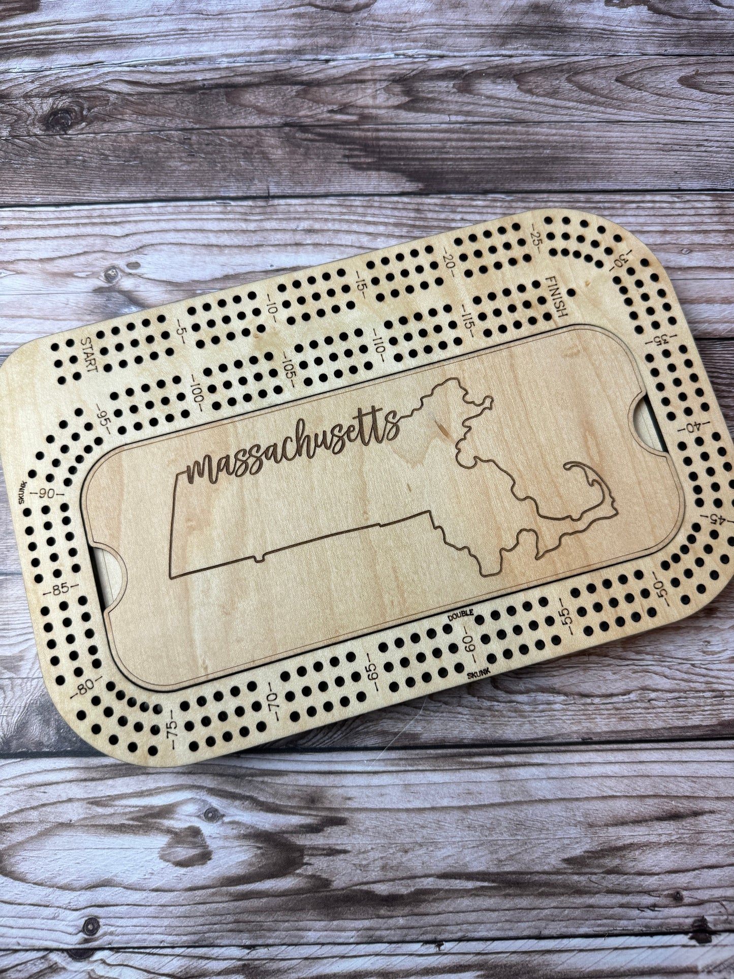 Rectangular Cribbage Board