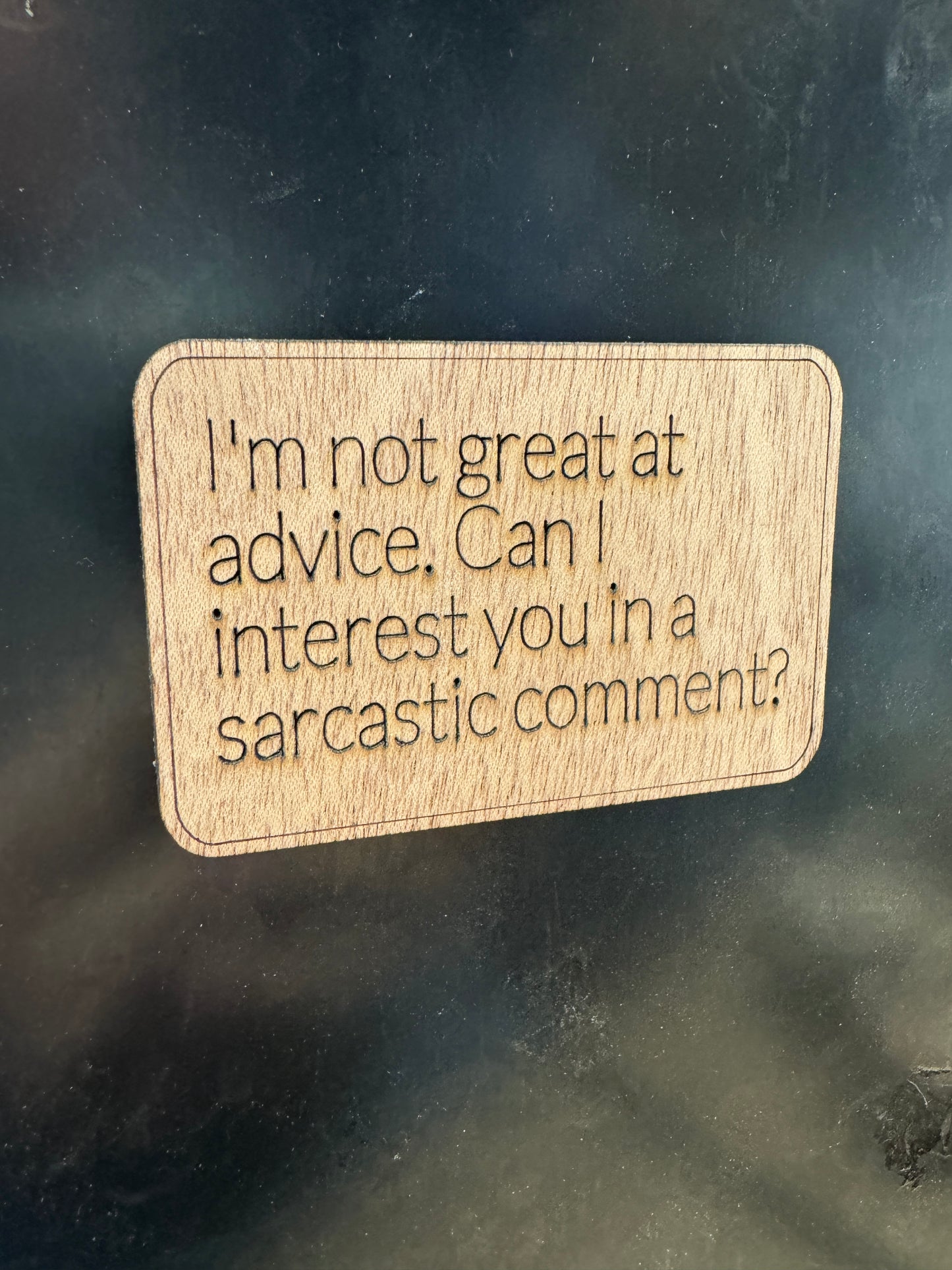 Snarky fridge magnets