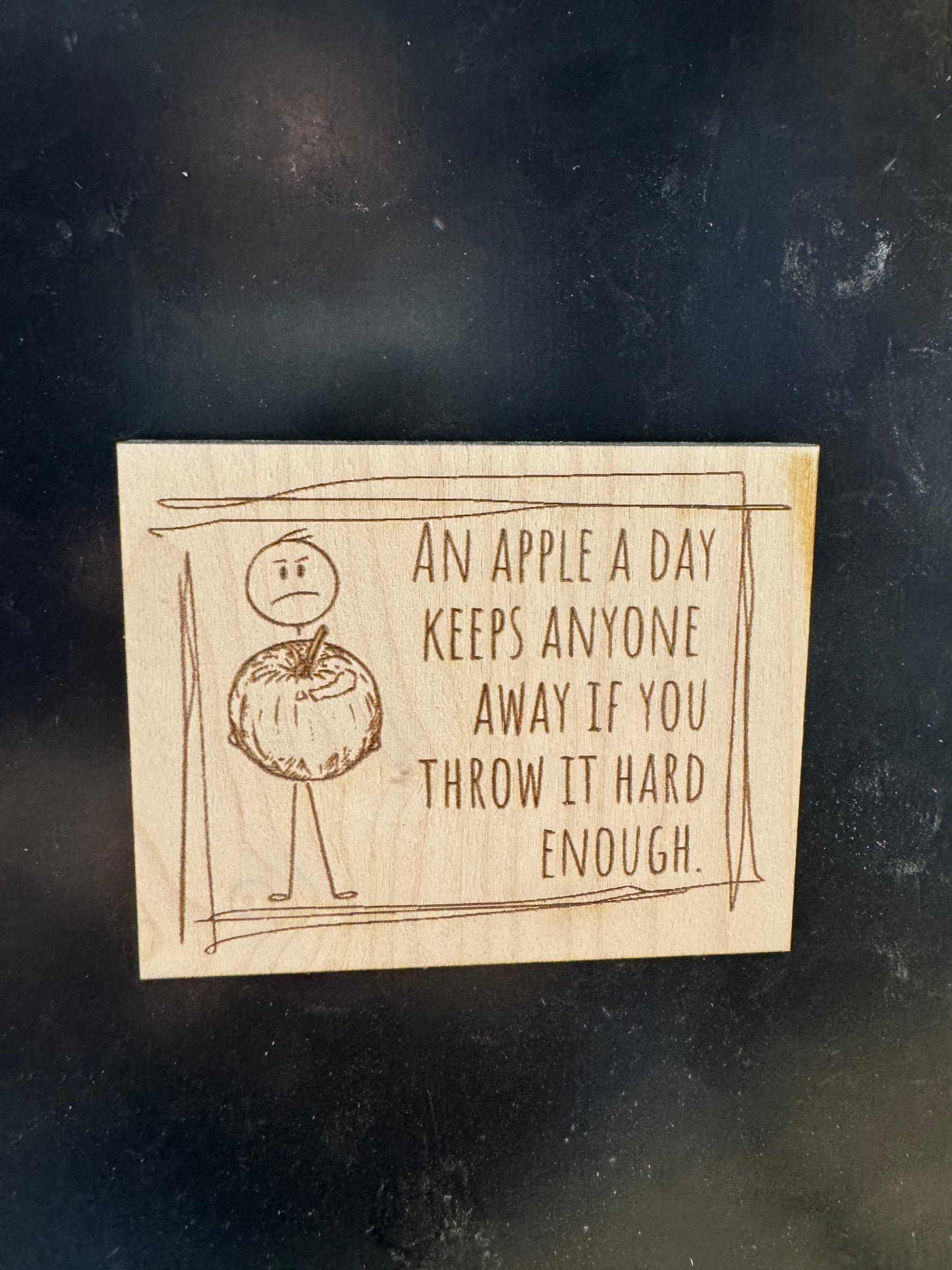 Snarky fridge magnets