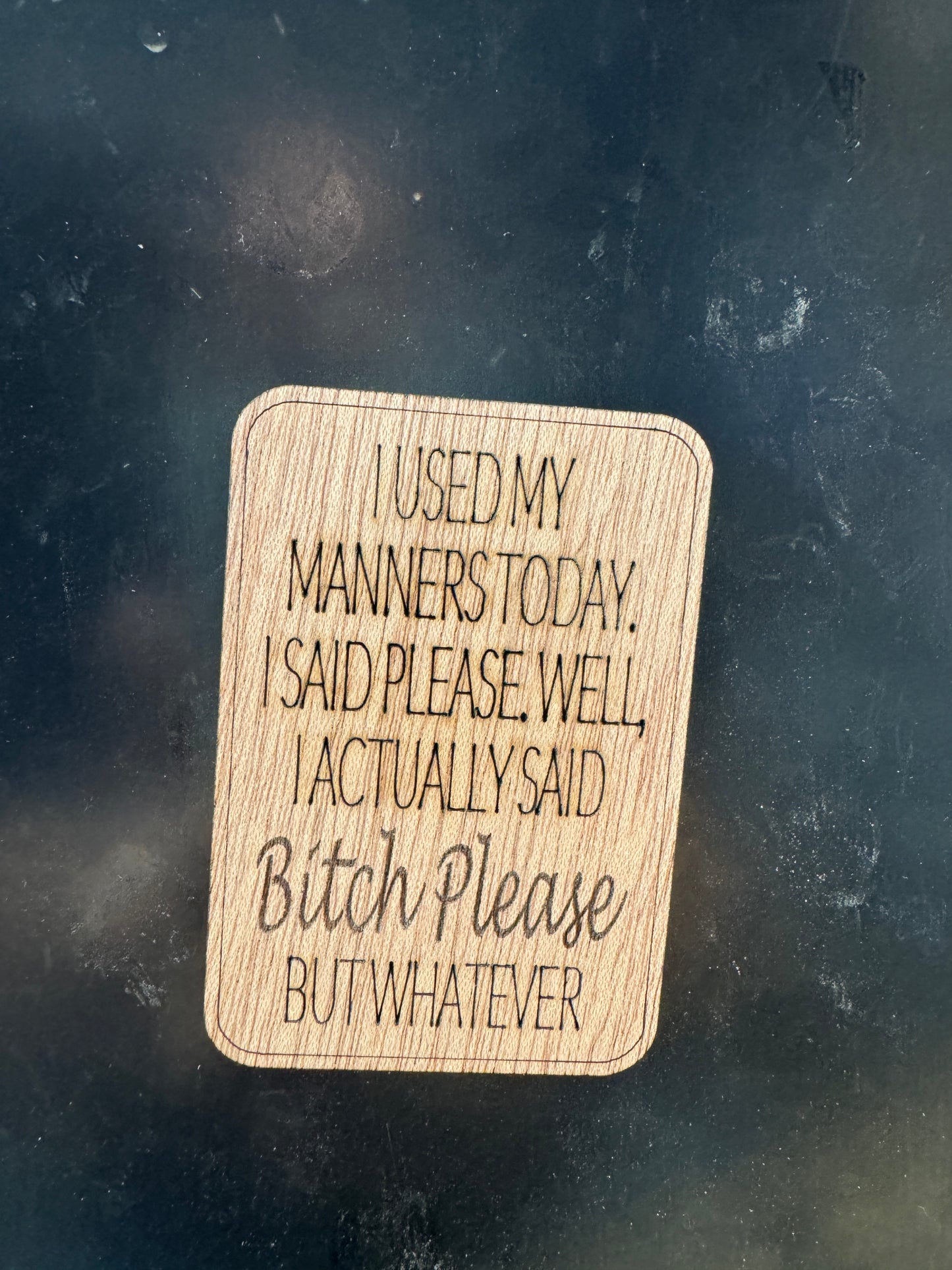 Snarky fridge magnets