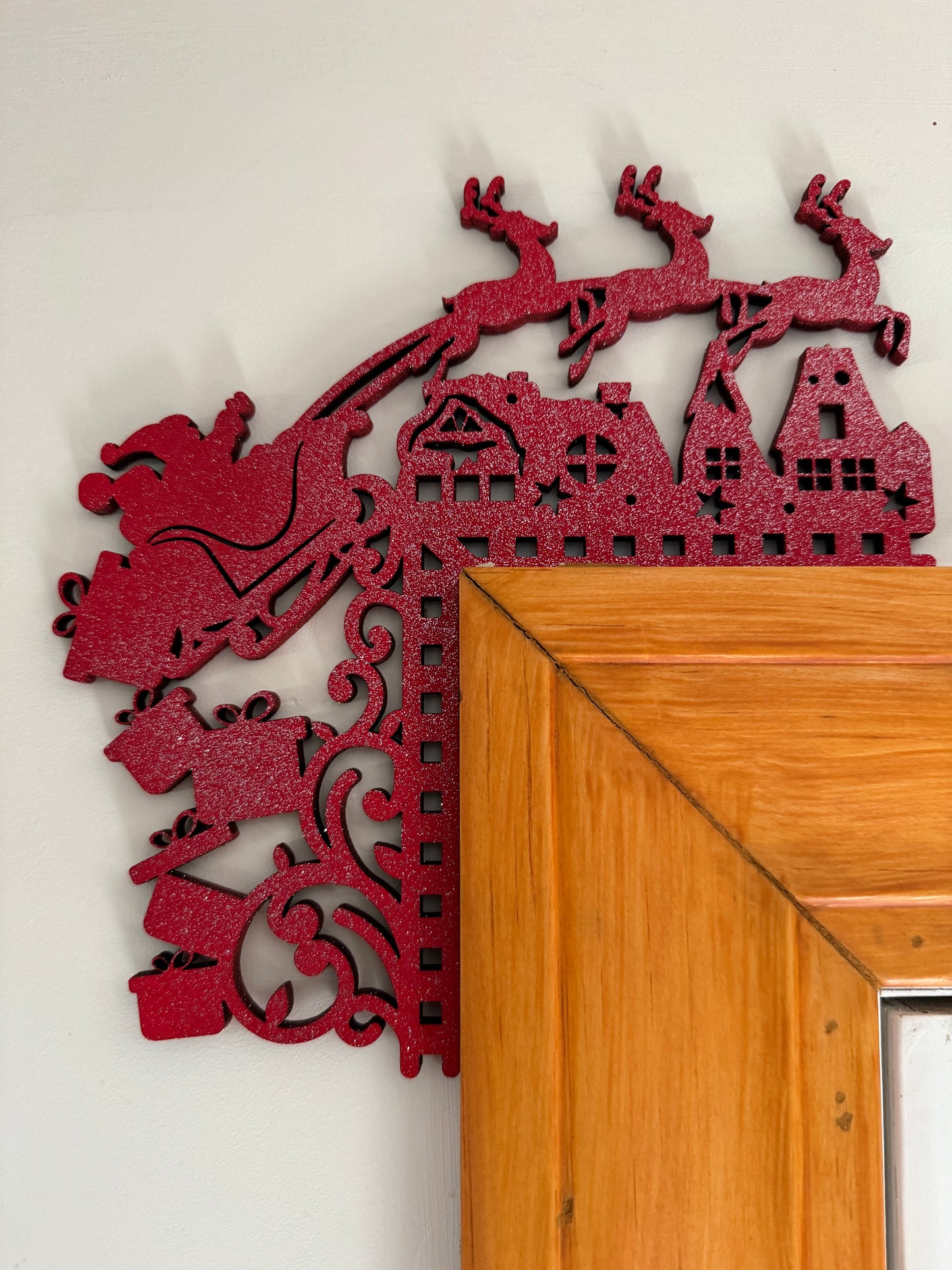 Christmas door frame accents