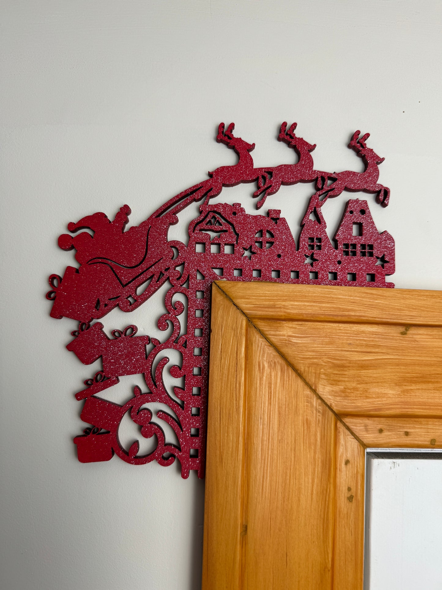 Christmas door frame accents