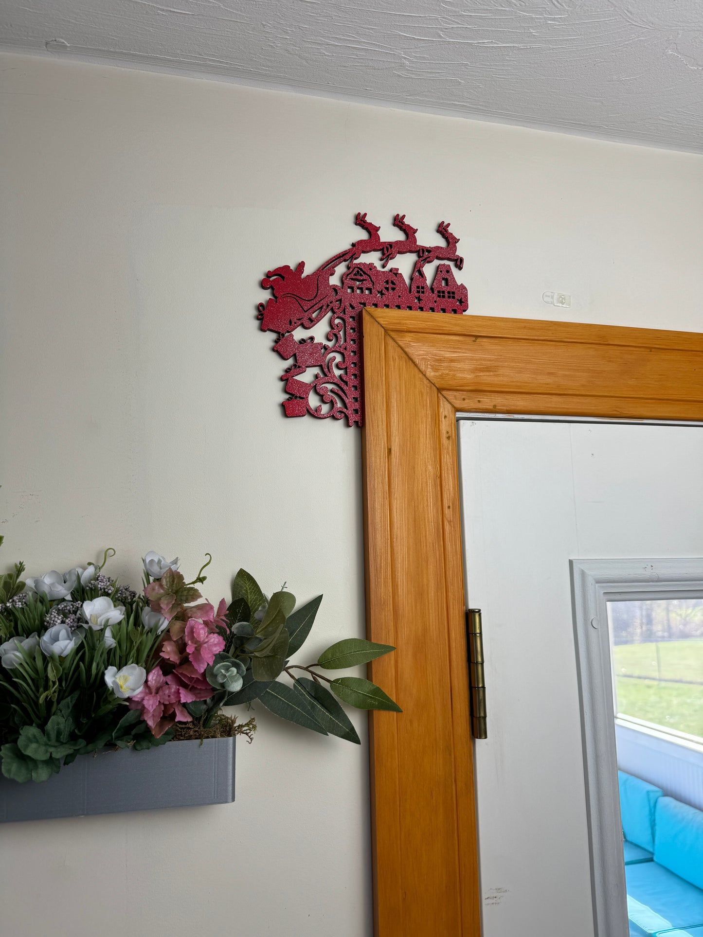 Christmas door frame accents