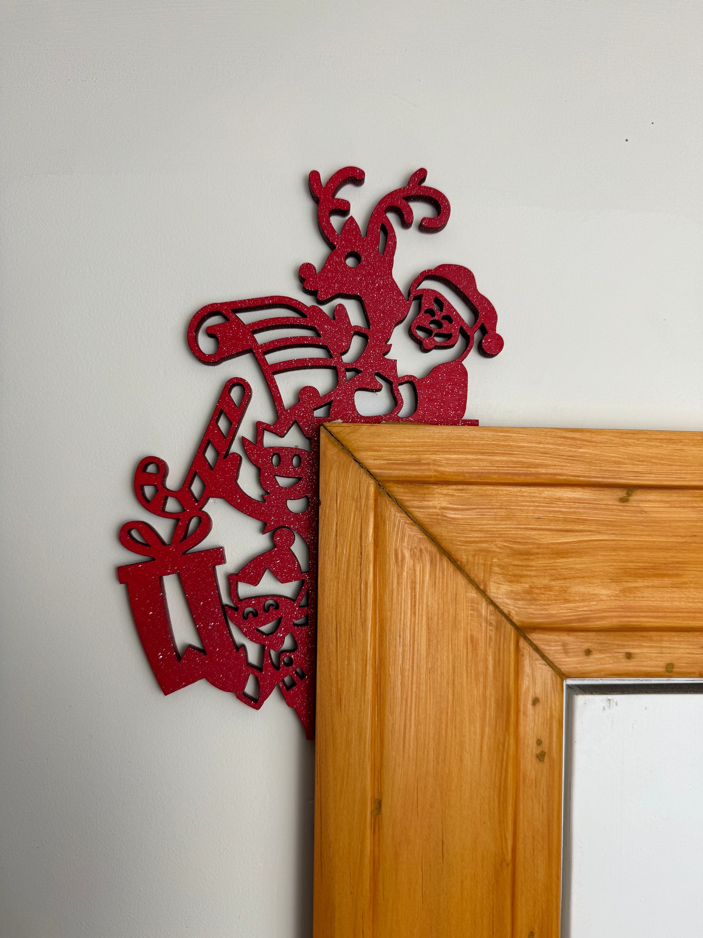 Christmas door frame accents