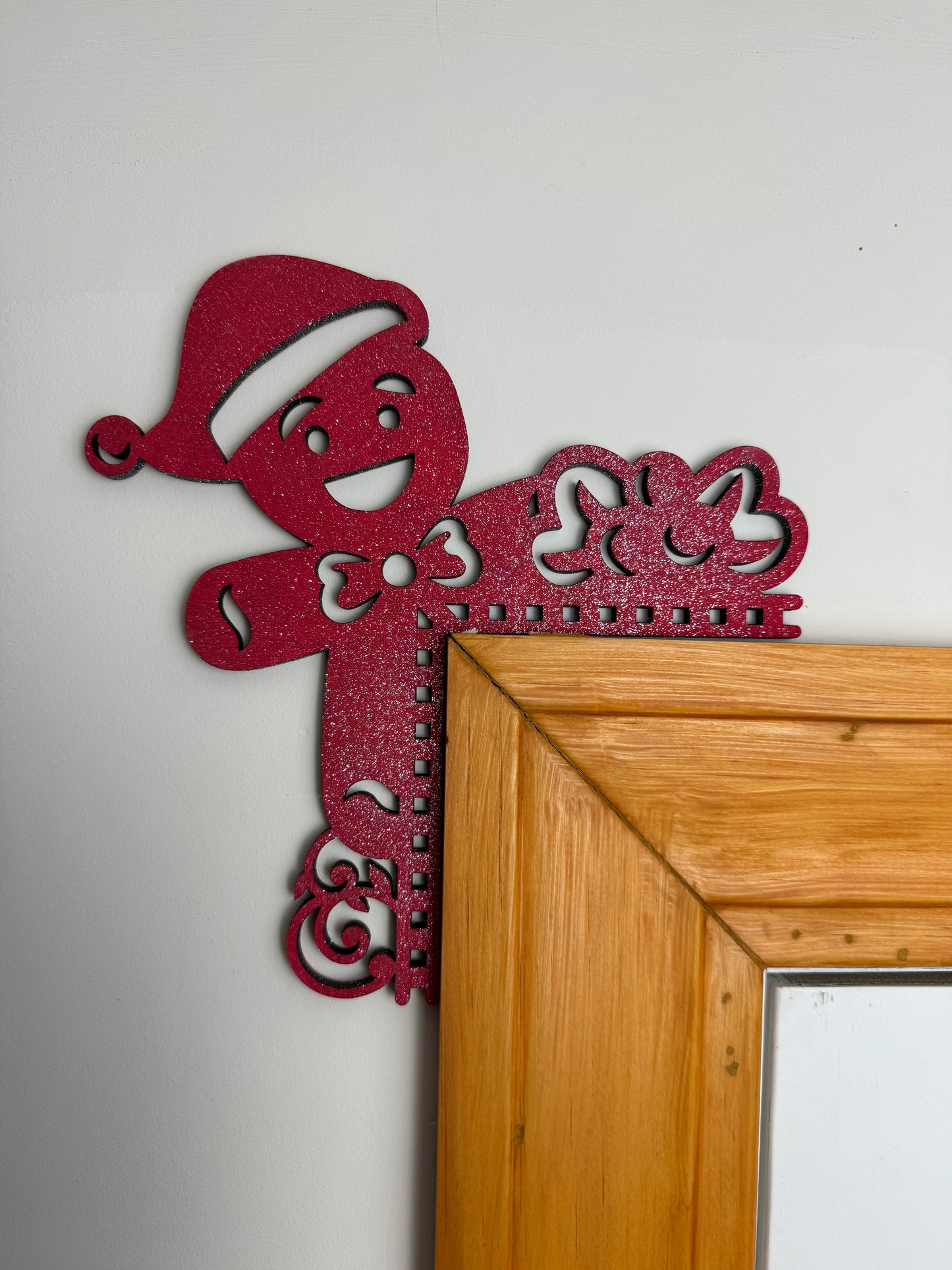 Christmas door frame accents