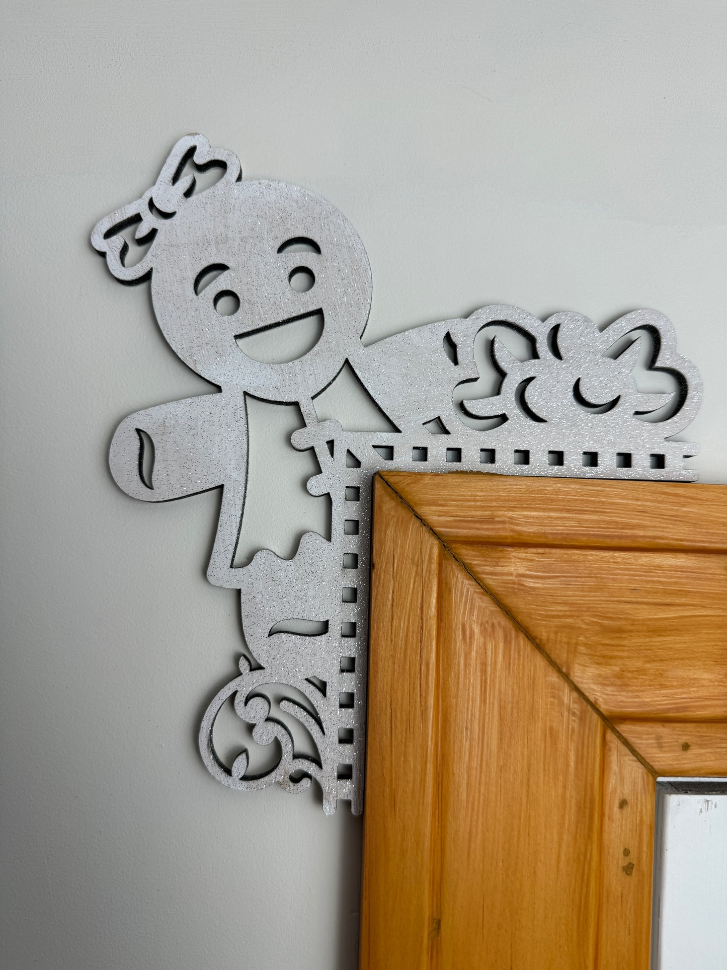 Christmas door frame accents