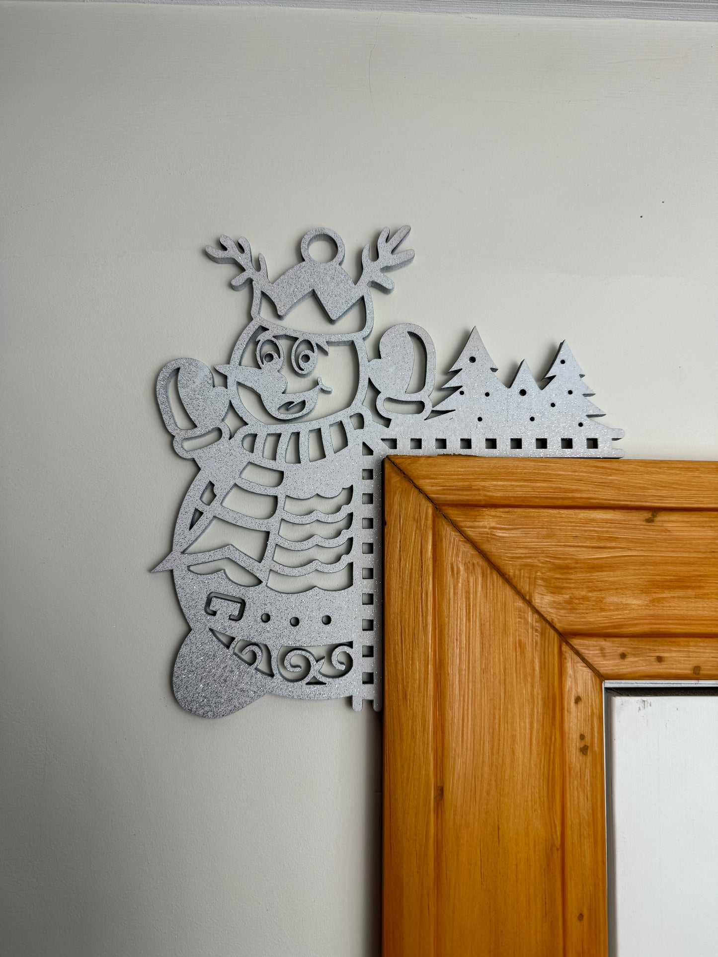 Christmas door frame accents