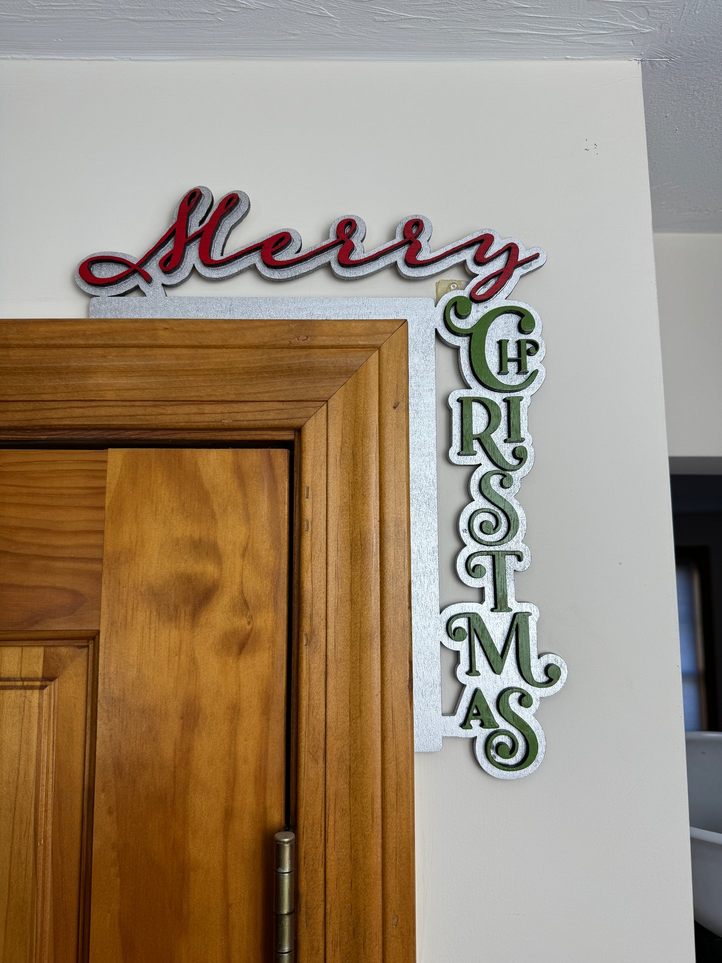 Christmas door frame accents