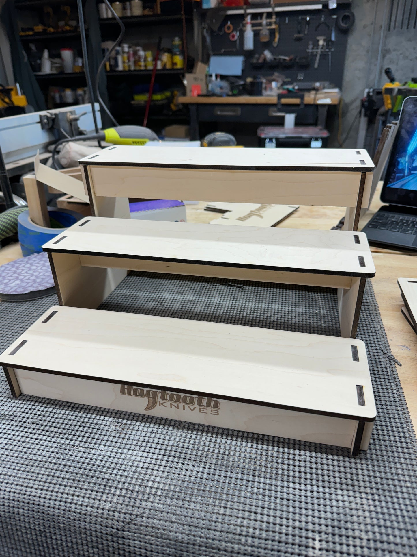 3 Shelf display stand
