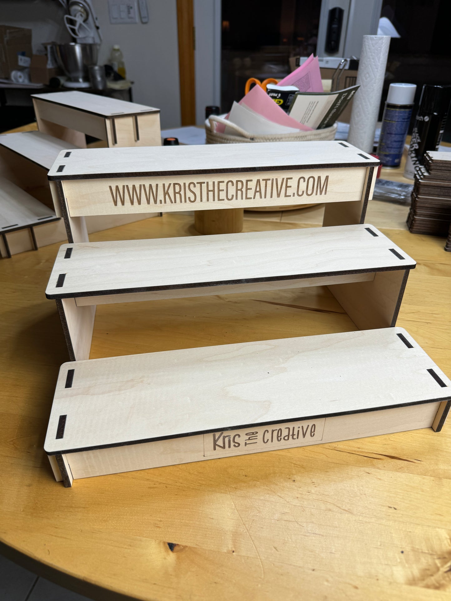 3 Shelf display stand