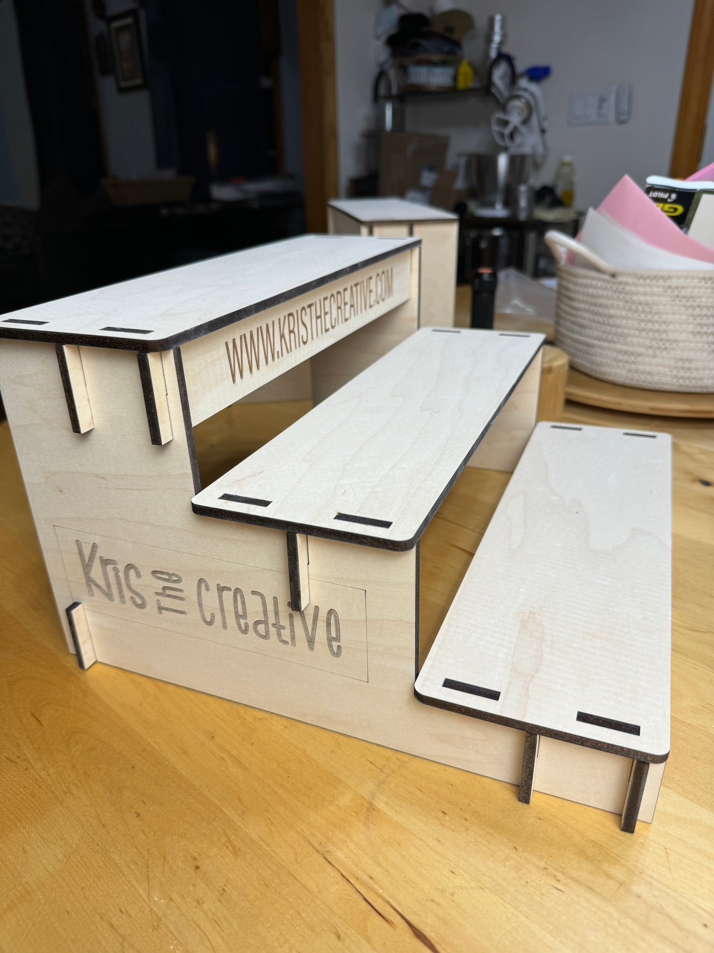 3 Shelf display stand