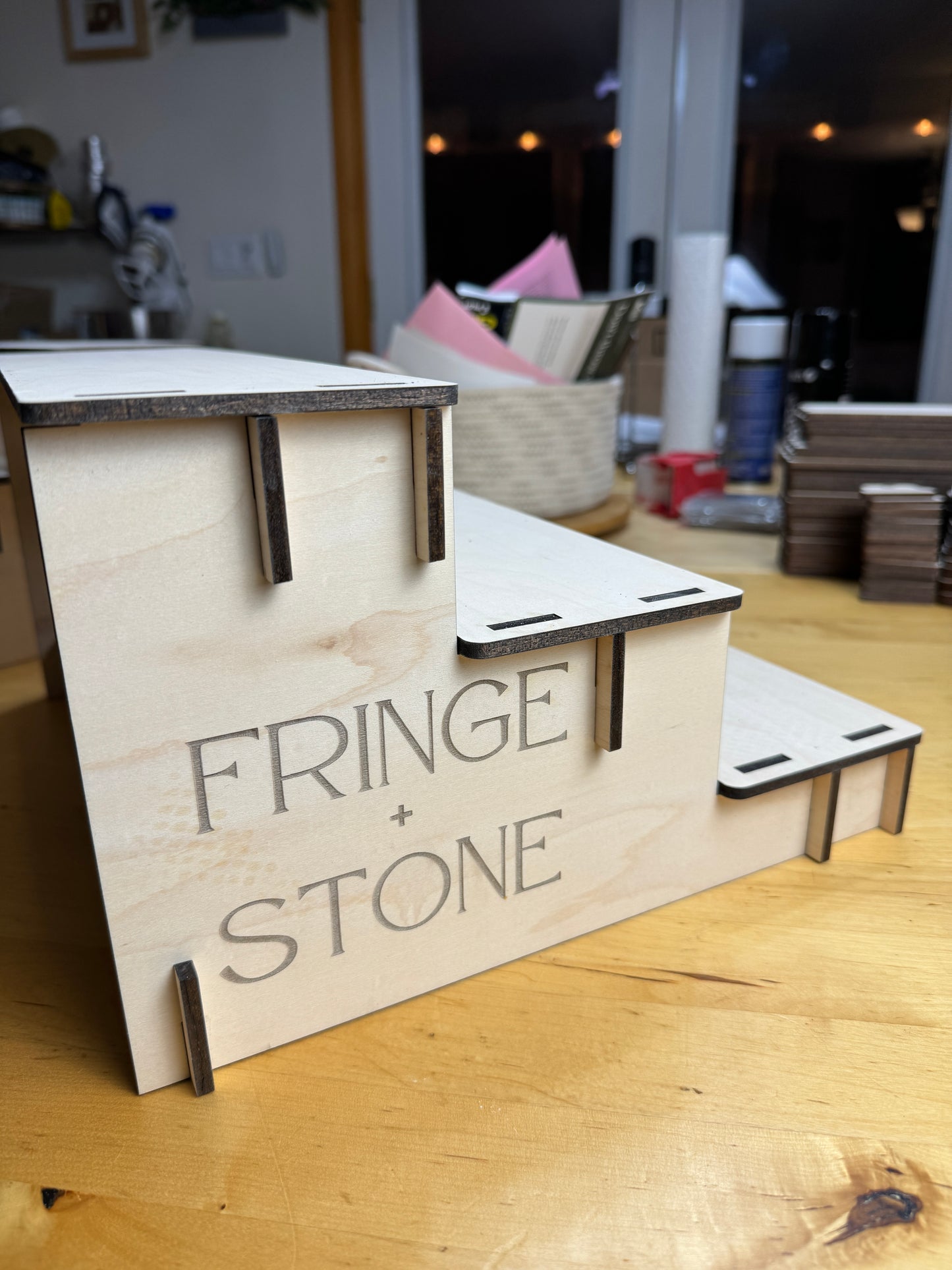 3 Shelf display stand