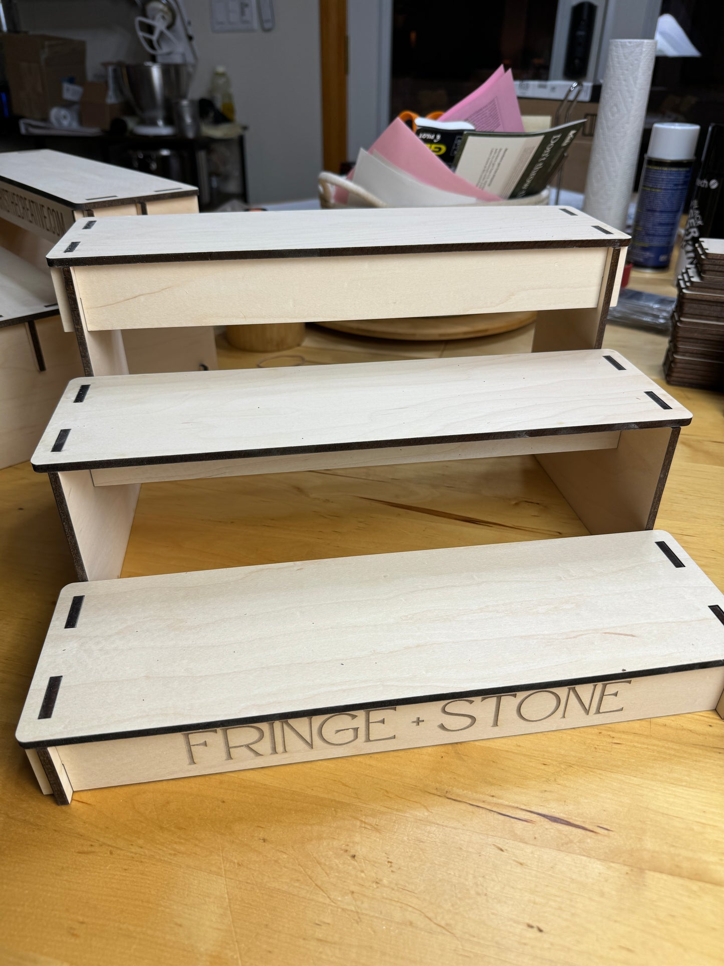 3 Shelf display stand