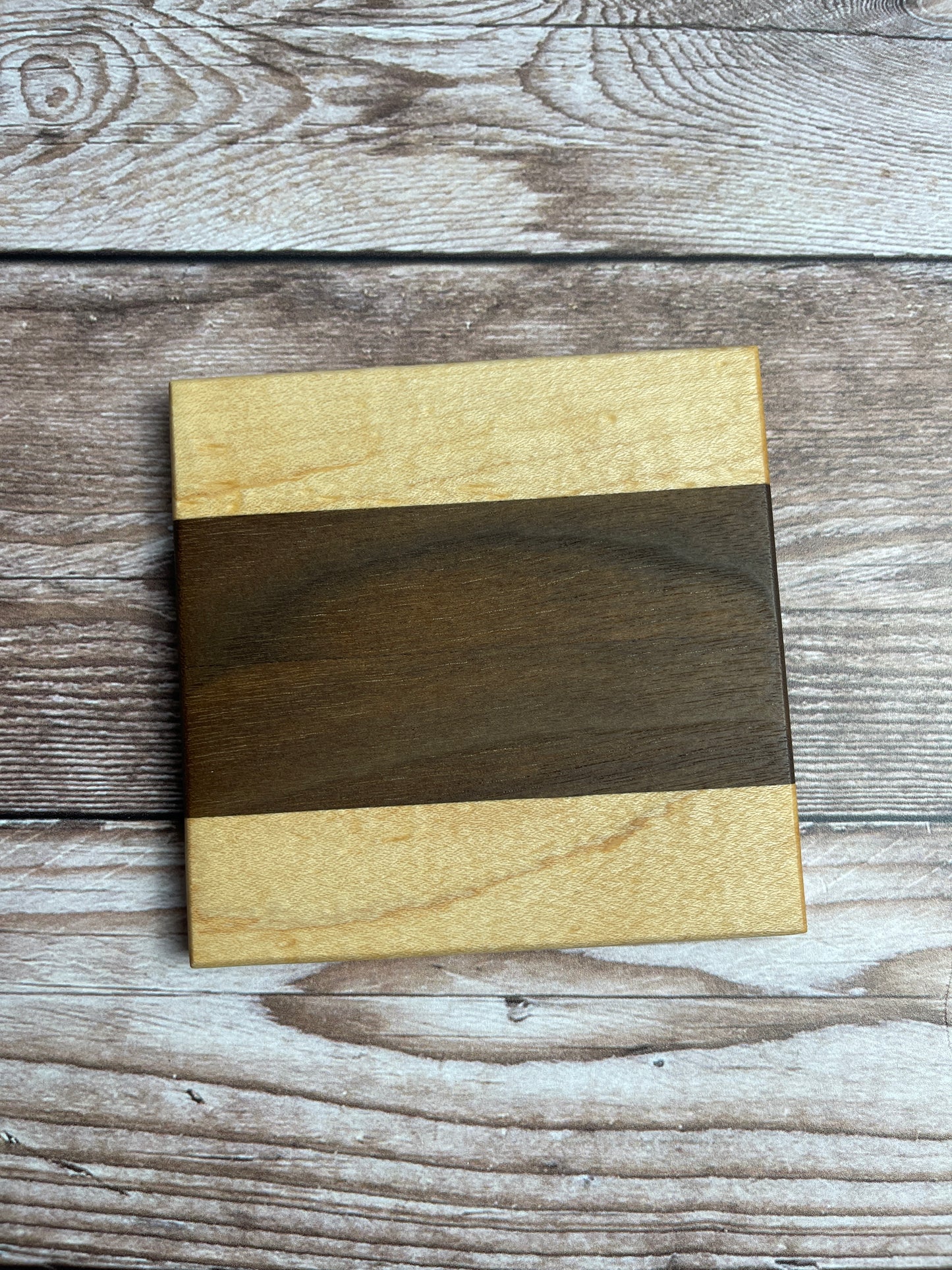 Coasters - Maple and walnut