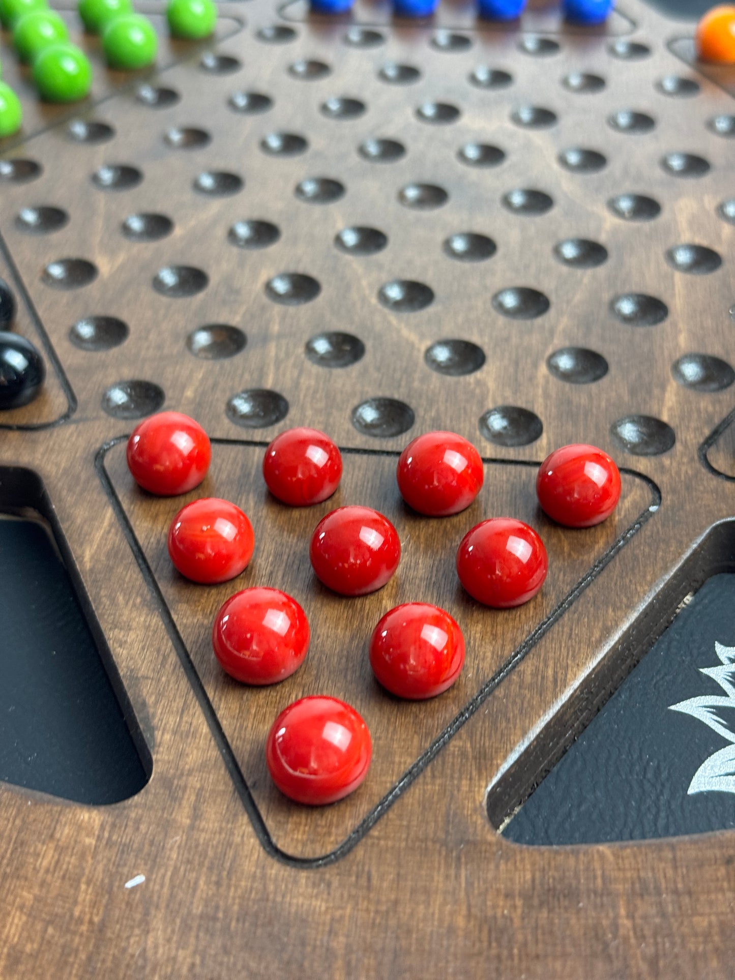 Chinese Checkers: 6 Player birch board