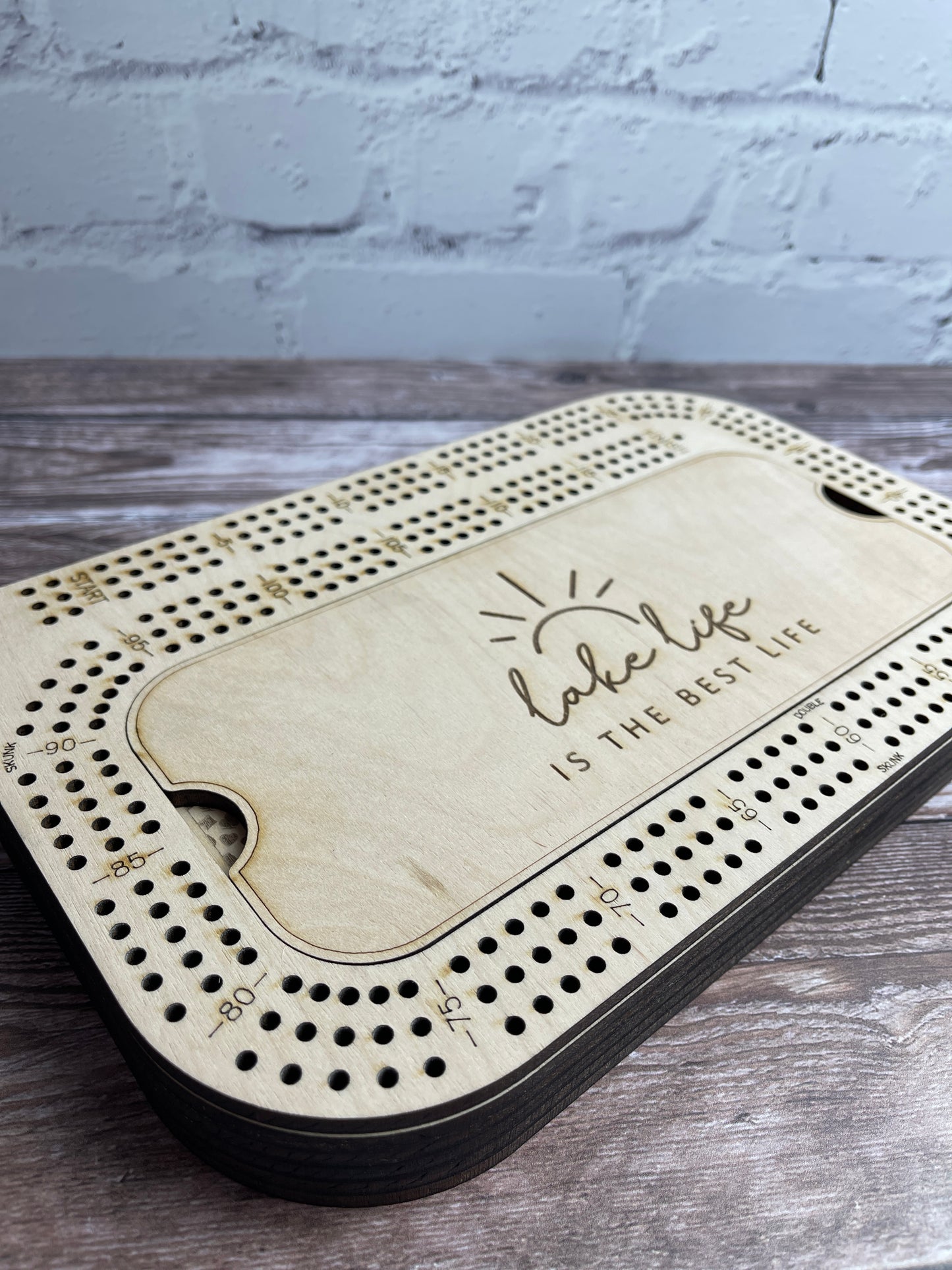 Rectangular Cribbage Board
