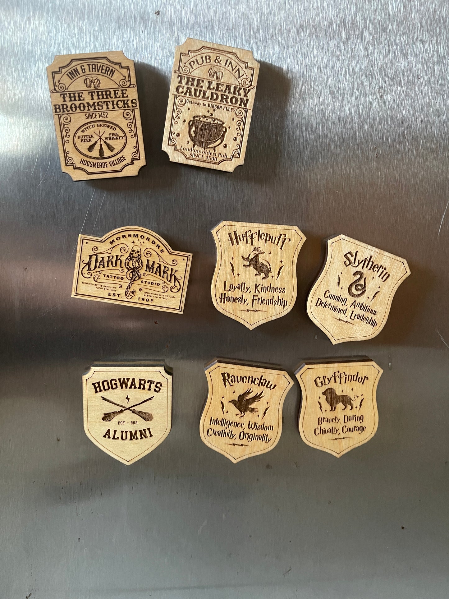 Wizarding World fridge magnets