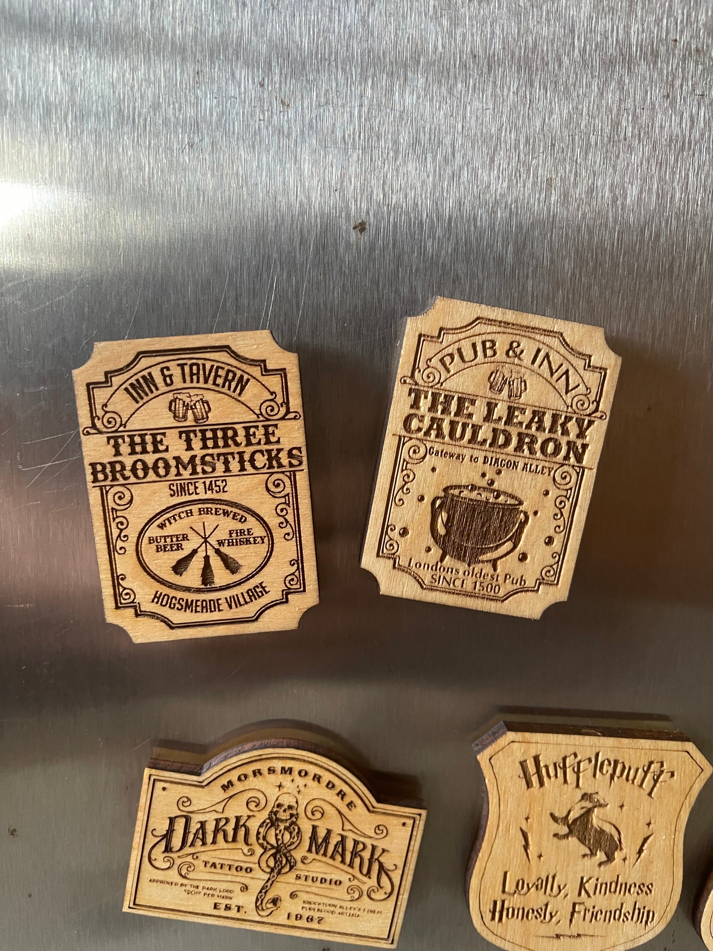 Wizarding World fridge magnets