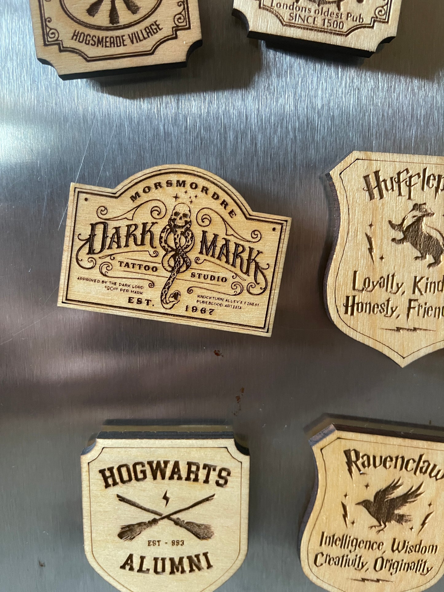 Wizarding World fridge magnets