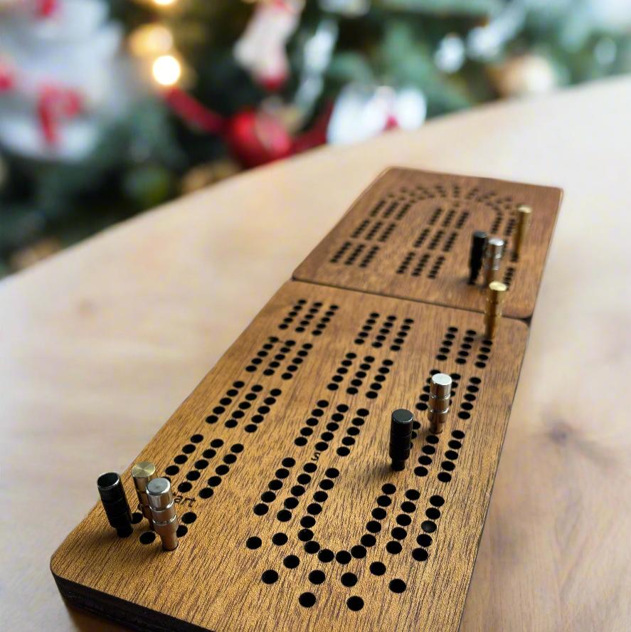 Folding Travel Cribbage Board