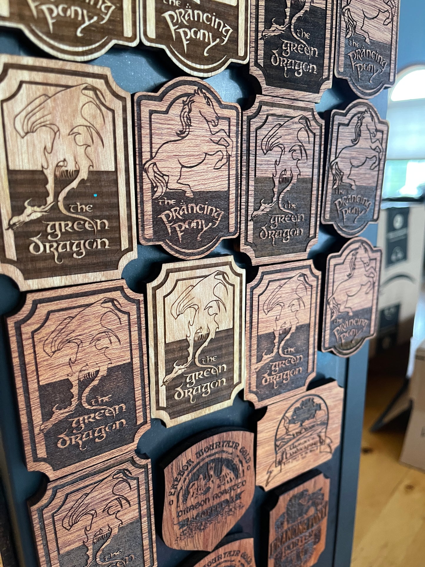 Middle Earth fridge magnets