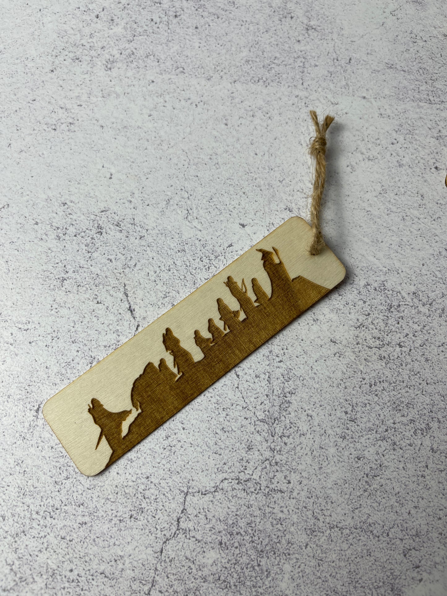 Wooden bookmarks