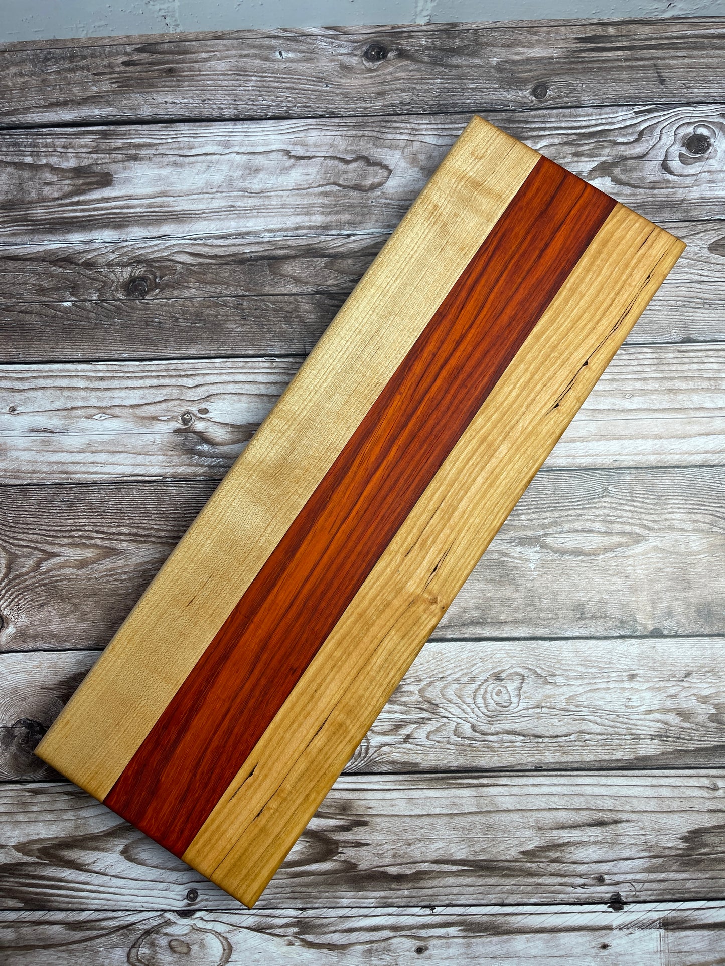 Bar board - cherry, padouk, maple
