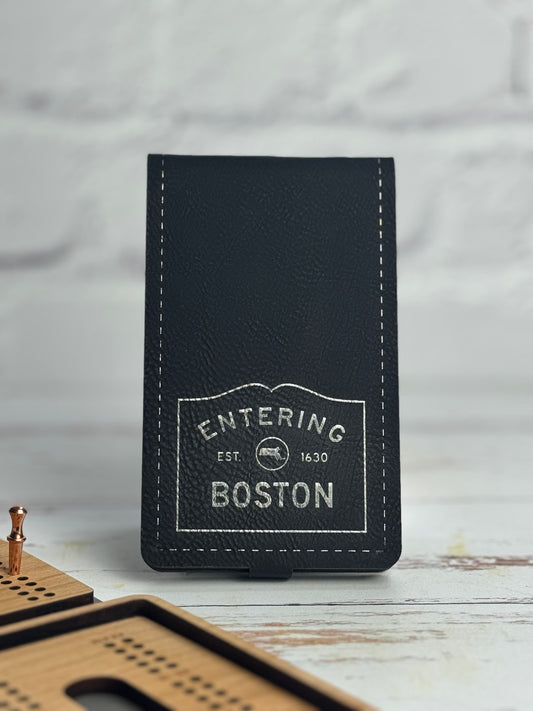 Folding Cribbage Board - Entering Boston