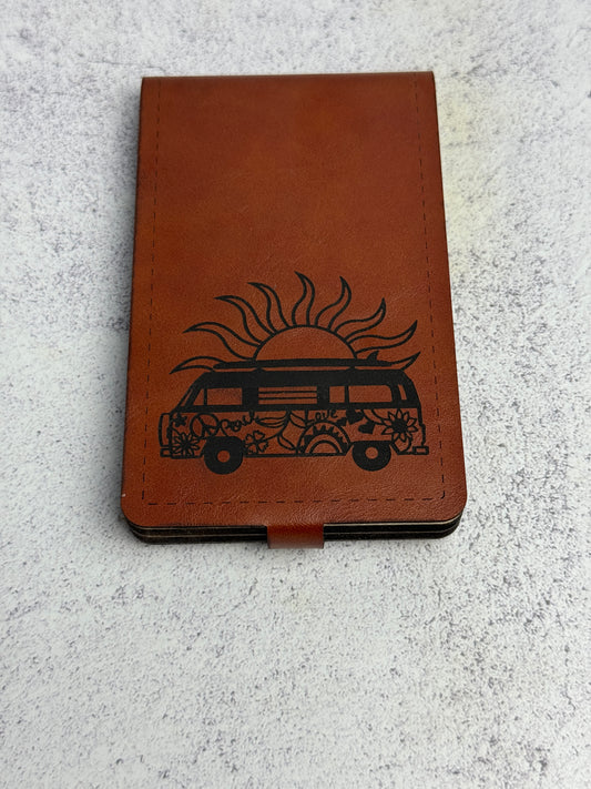 Folding Cribbage Board - Vintage Bus
