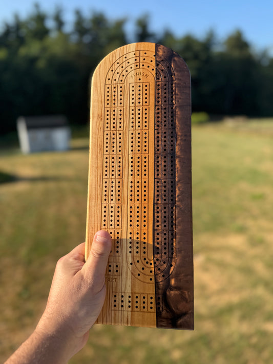 Large Cribbage Board #19