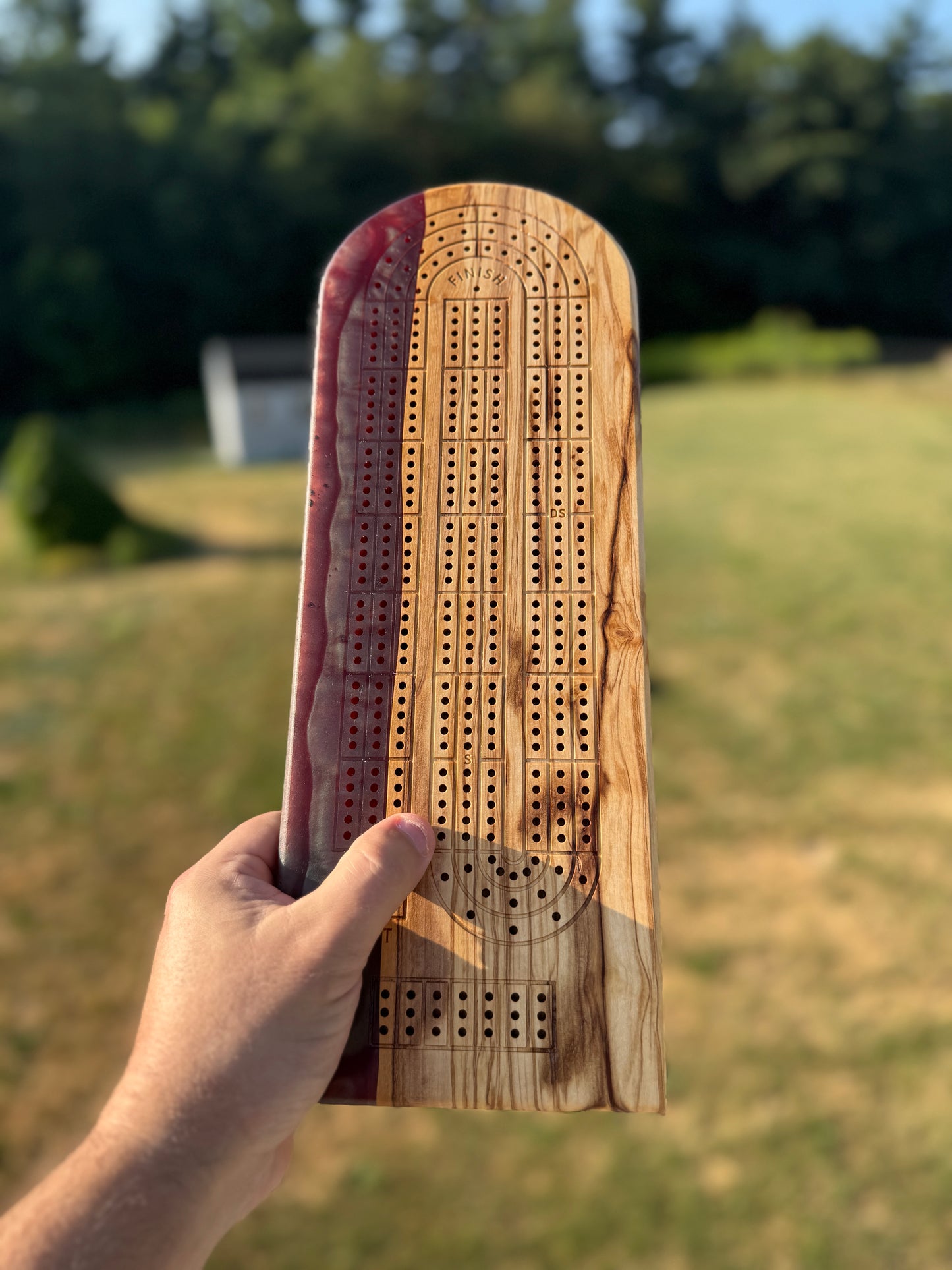 Large Cribbage Board #20