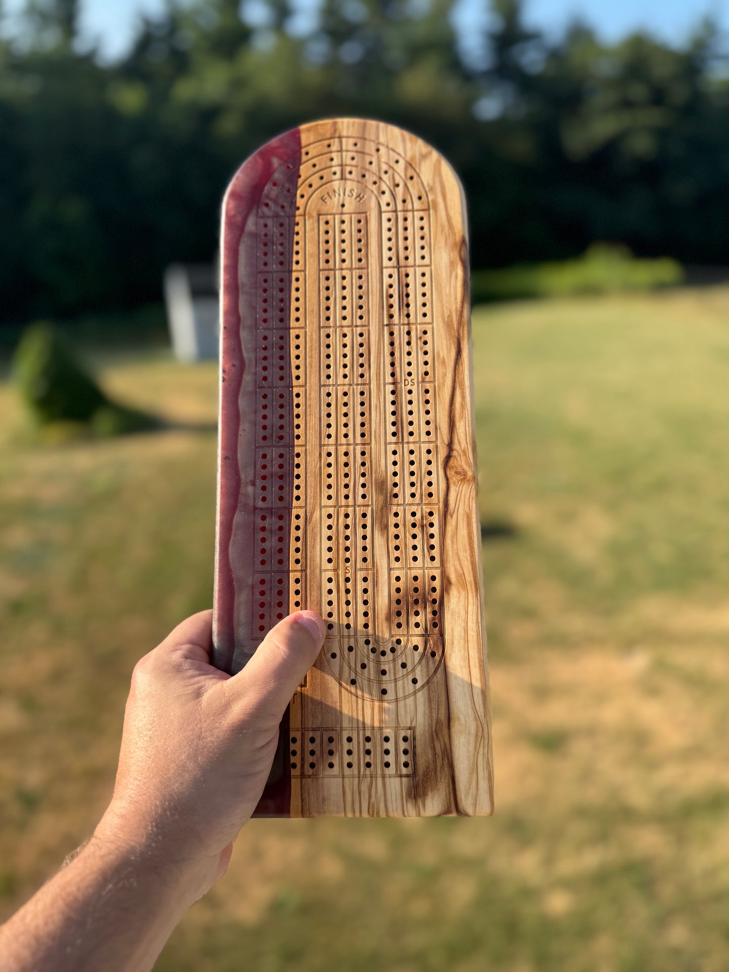 Large Cribbage Board #20