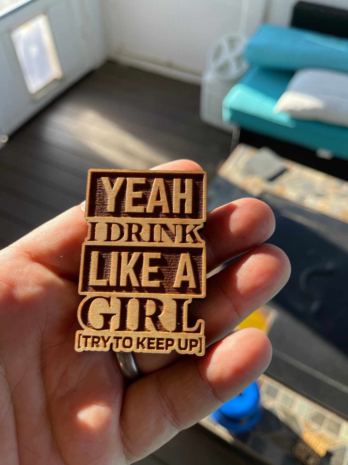 Booze themed fridge magnets