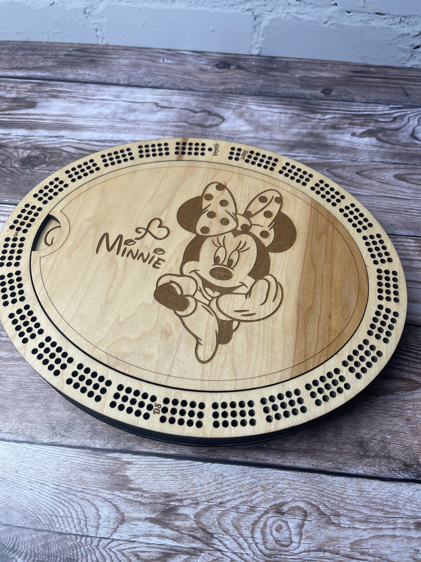 The Mice cribbage board