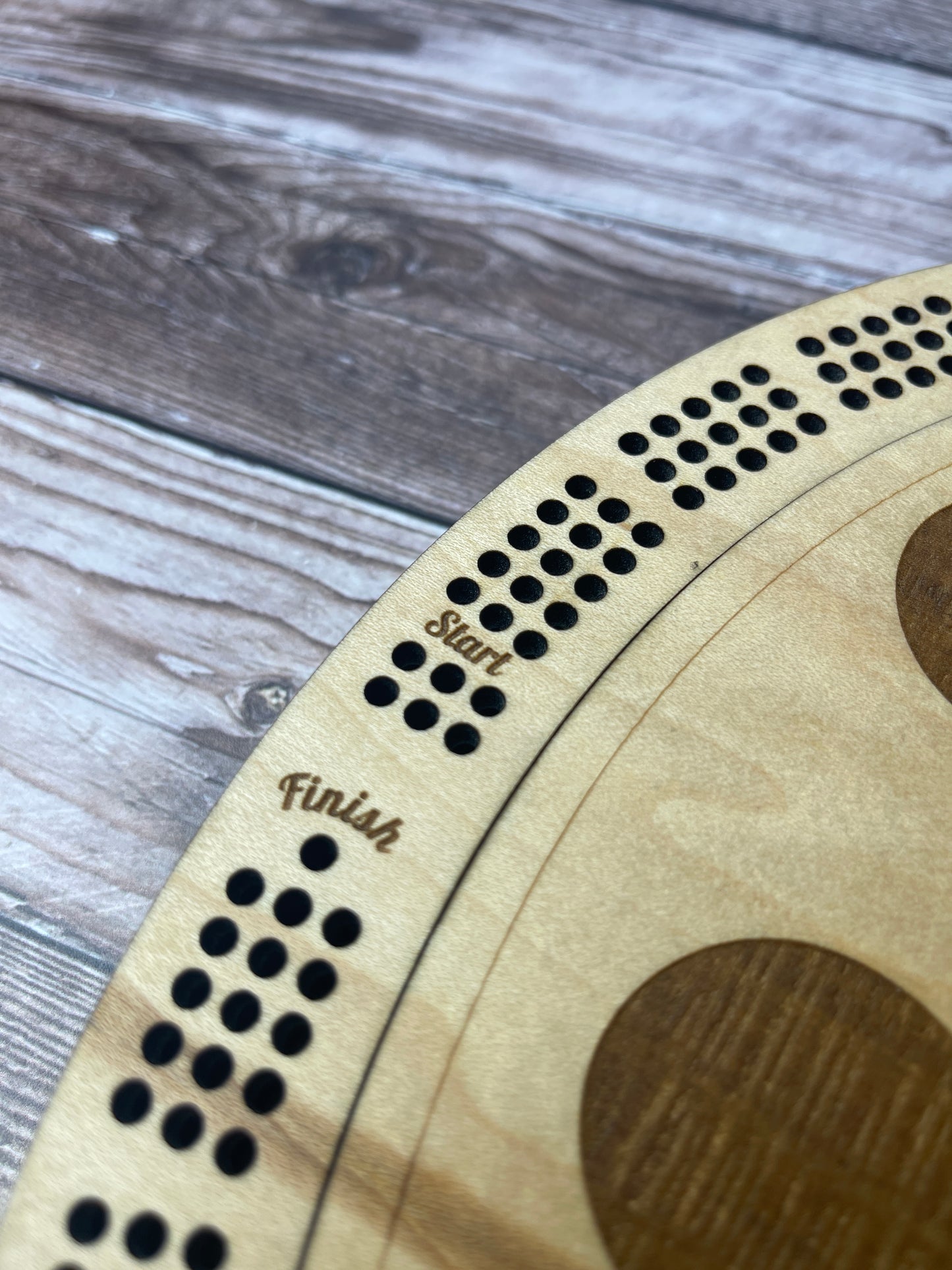 The Mice cribbage board